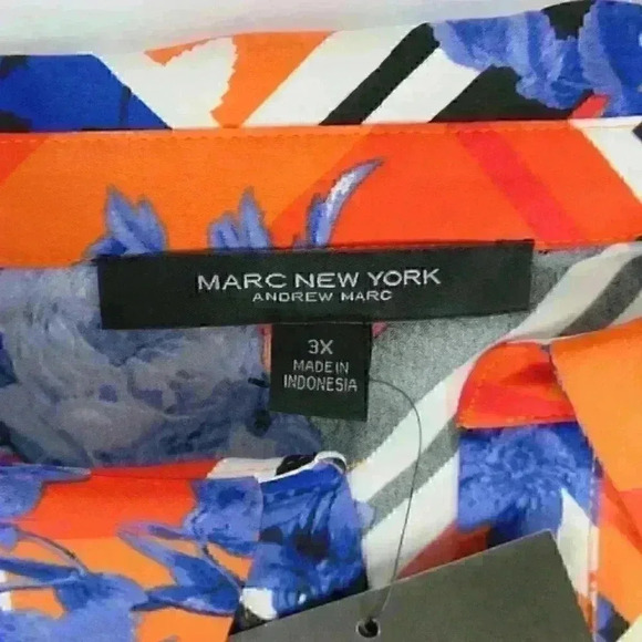 NWT $59 Marc New York Womens Plus Size 2X & 3X Top - Picture 3 of 9